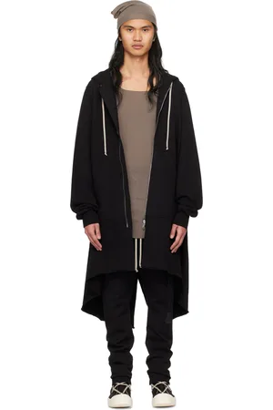Rick Owens Black Fishtail Parka Jacket