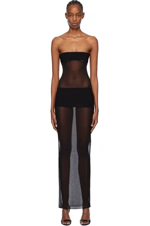 Monot Sheer Maxi Dress
