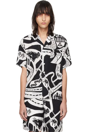 Rhude Black & White Strada Shirt