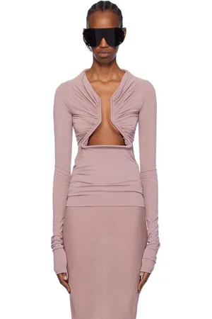 Rick Owens Pink Prong Long Sleeve T-Shirt