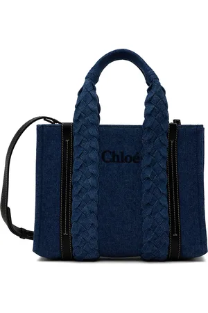 Chloé Blue Small Woody Tote