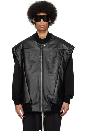 Rick Owens Black Lido Denim Jacket