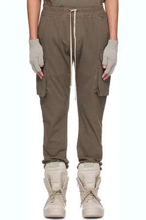 Rick Owens Gray Mastodon Cut Cargo Pants