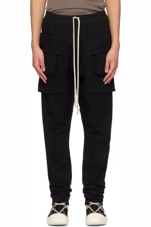 Rick Owens Black Creatch Cargo Pants