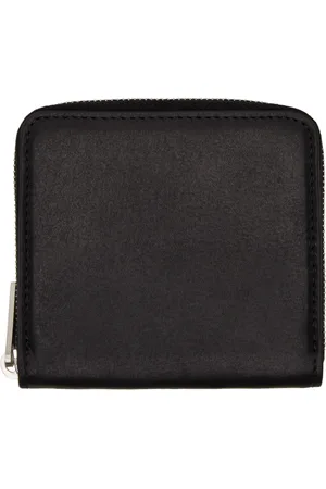 Rick Owens Black Zipped Wallet