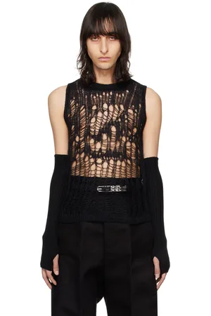 Rick Owens Black Spider Vest