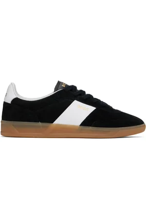 HUGO BOSS Black Suede Sneakers