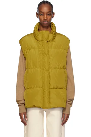 Max Mara Yellow Taffgil Down Vest