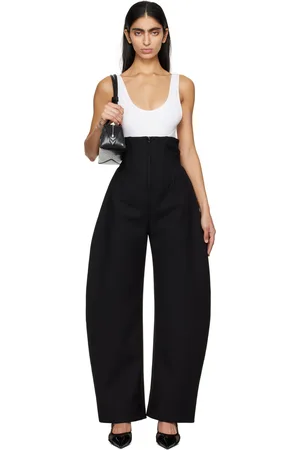 Alaïa Black Round Corset Trousers