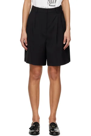 Max Mara Black Belbo Shorts