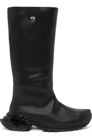ROMBAUT Black Vizor Tall Boots