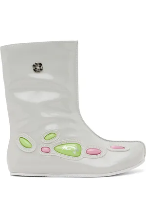 ROMBAUT SSENSE Exclusive Gray & White Alien Barefoot II Boots