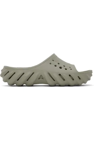 Crocs Gray Echo Slides