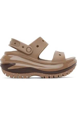 Buy Crocs Crush Unisex Sandals - Bone | Foot Locker PH | Foot Locker PH