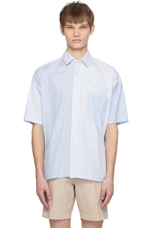 HUGO BOSS Blue Striped Shirt