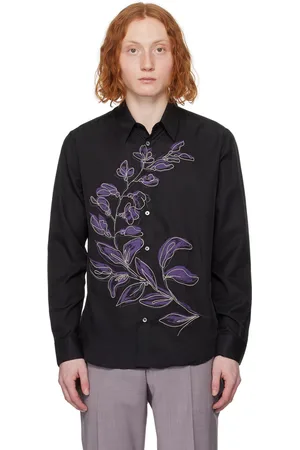 Paul Smith Black Embroidered Shirt