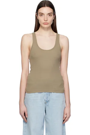 AGOLDE Taupe Bianca Tank Top