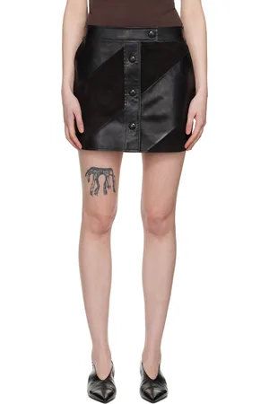 Stand Studio Seona Leather Miniskirt