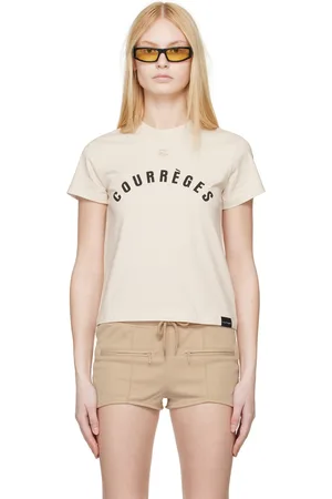 Courrèges Beige AC Straight T-Shirt