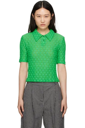 YMC Green Five Summer Polo