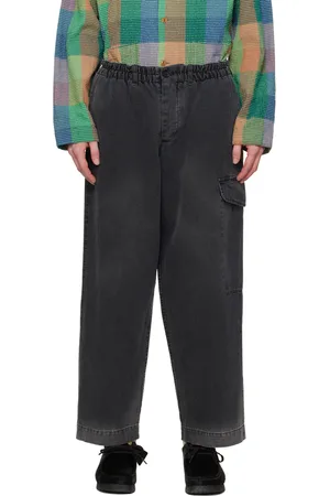 YMC Black Faded Trousers
