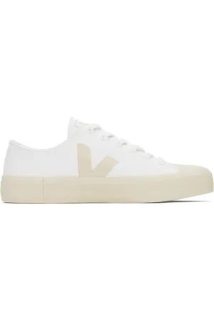 Veja White Wata II Low Canvas Sneakers