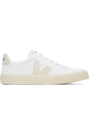 Veja White Campo Canvas Sneakers