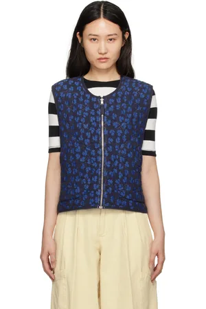 YMC Navy Jackie Reversible Vest