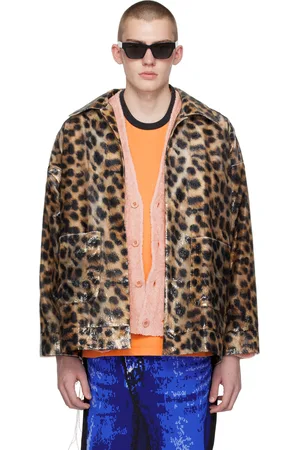 DOUBLET Brown Summer Fur Jacket