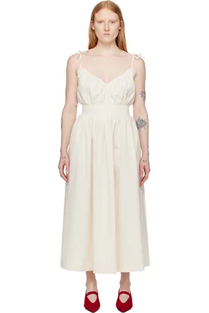 LE PETIT TROU Off-White Sarah Maxi Dress