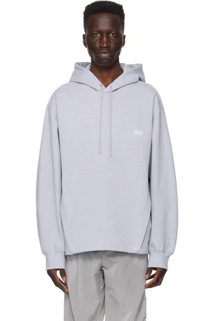 Solid Gray Extension Hoodie