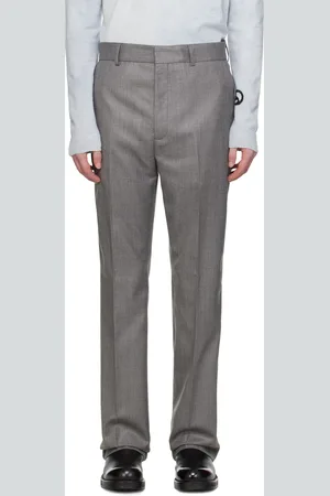 Slim Fit Plain Mens Slate Grey Cotton Formal Trousers, Handwash at Rs 295  in Bhilwara