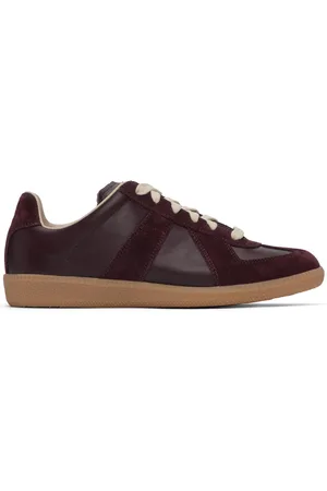 Maison Margiela Burgundy Replica Sneakers