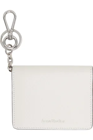 Acne Studios White Folded Leather Wallet