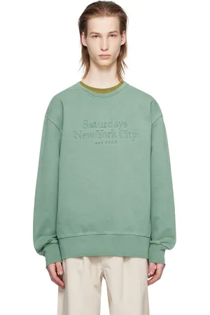 Saturdays NYC Green Bowery Miller Sweatshirt