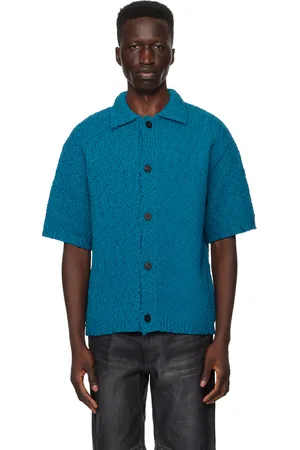 WOOYOUNGMI Blue Open Cardigan