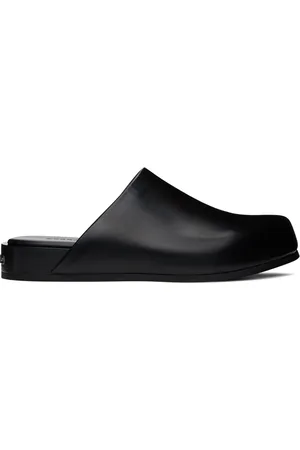 Salvatore Ferragamo Black Plaque Loafers