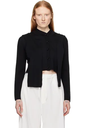 Maison Margiela Black Layered Cardigan