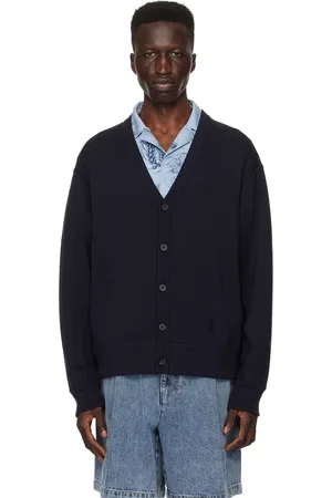WOOYOUNGMI Navy Y-Neck Cardigan