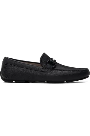 Salvatore Ferragamo Black Driver Loafers