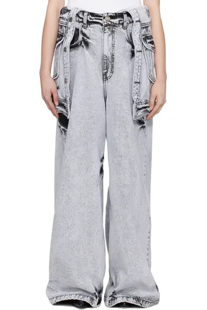 JUUN.J Gray Layered Jeans