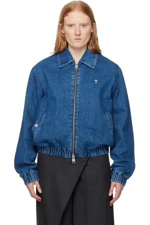 Ami Blue Ami de Cœur Denim Jacket