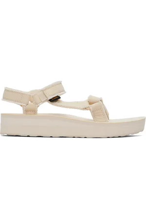 Teva Off-White Midform Universal Canvas Sandals