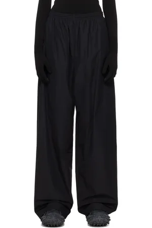 Balenciaga Black Drawstring Track Pants