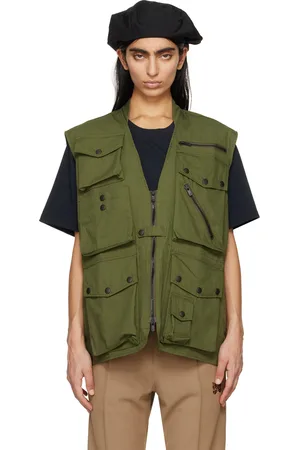 Pins & Needles Khaki Field Vest