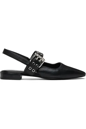 RAG&BONE Black Astra Slingback Slippers