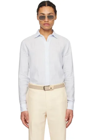 LARDINI Blue Button Shirt