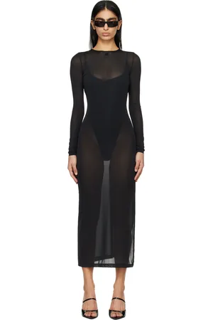 Courrèges Black 2nd Skin Maxi Dress
