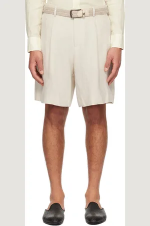 LARDINI Beige Pleated Shorts