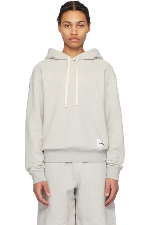 Jil Sander Gray Patch Hoodie